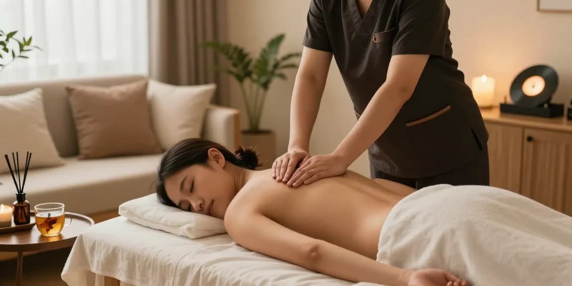 Experience 안양출장안마 with a professional Swedish massage in a calming home setting, highlighting relaxation and comfort for clients.