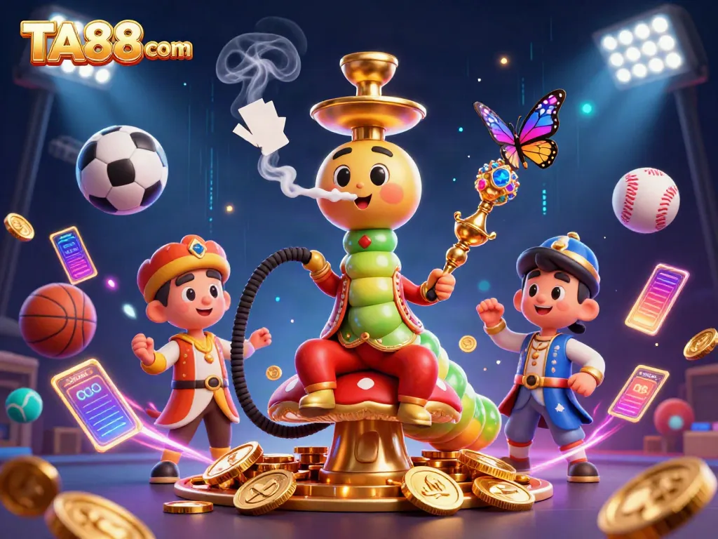 Engage in exciting gambling strategies with TA88 com in a colorful casino-themed world.
