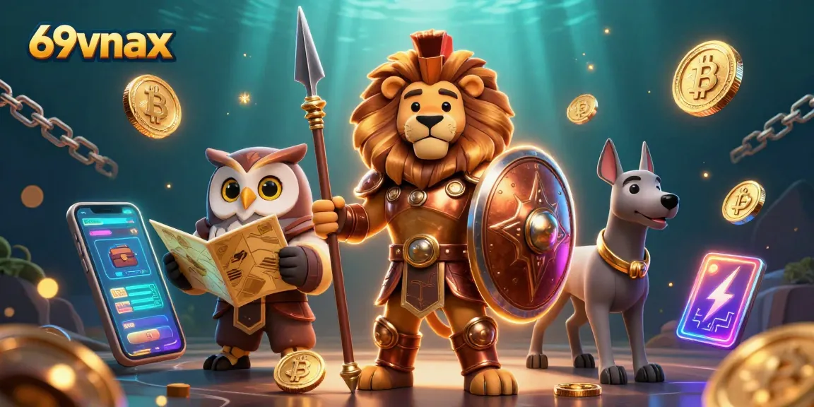 Engage with exciting gambling adventures at 69vnax featuring a Spartan lion, strategist owl, and swift messenger.