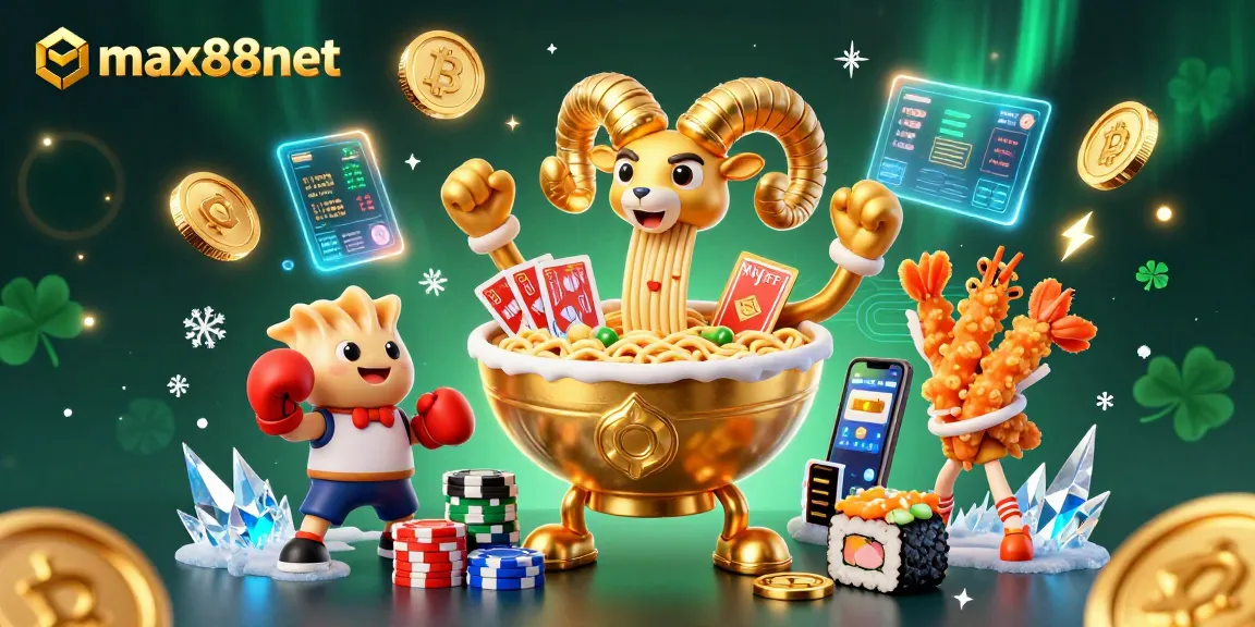 Players engage in thrilling action at max88net with vibrant, cartoonish casino characters.