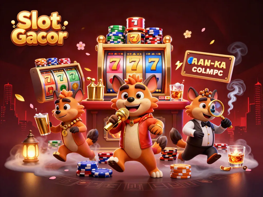 Witness lively hyenas in a Slot Gacor casino, mixing drinks and telling jokes.