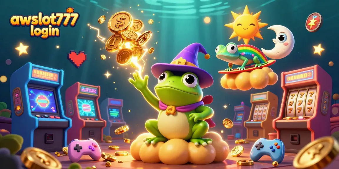 Play exciting games and win big at awslot777 login with this vibrant online casino scene.