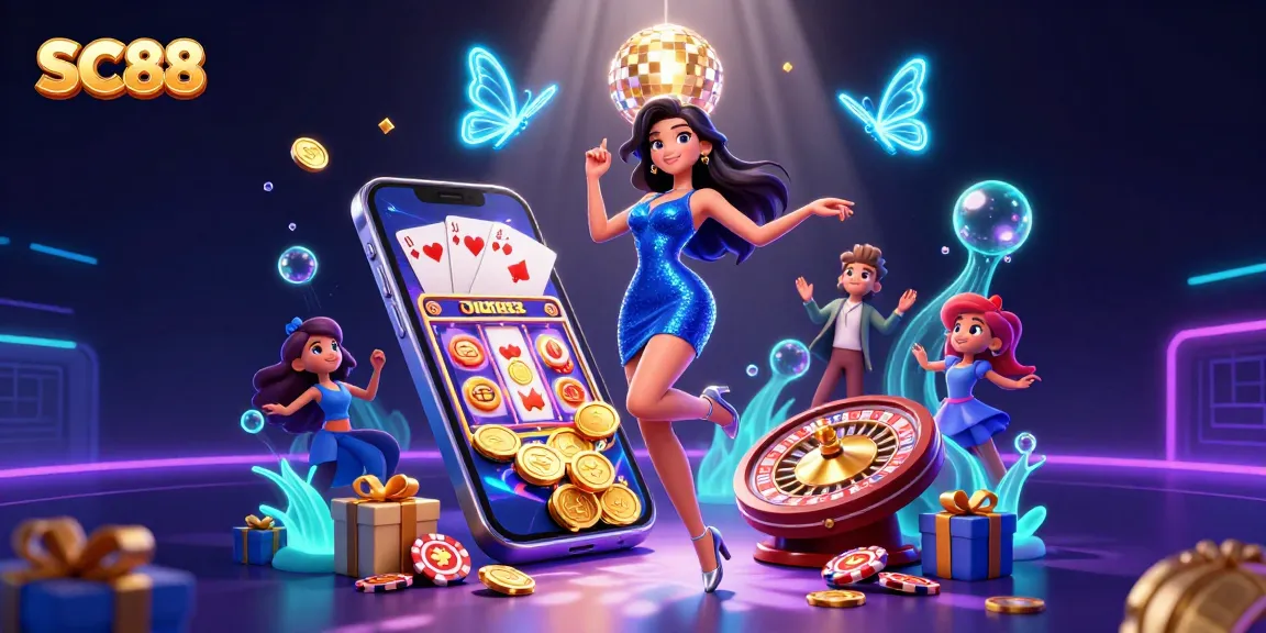 Try your luck at SC88's vibrant casino experience with dazzling games and bonus opportunities.