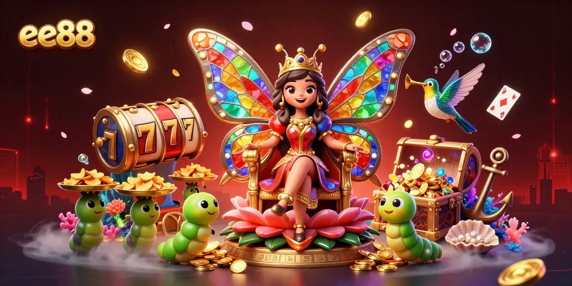 Experience exciting gameplay at ee88 with vibrant slot games, gold coins, and a magical design.