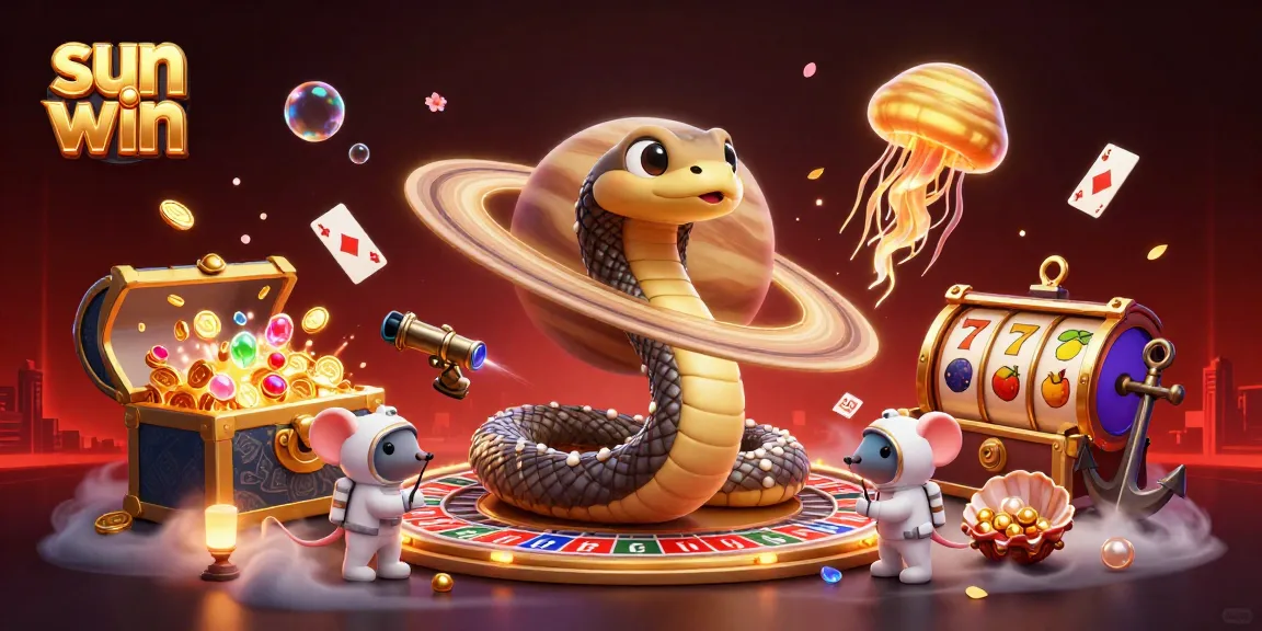 Experience the thrill of sun win gameplay with an exciting cosmic casino scene.