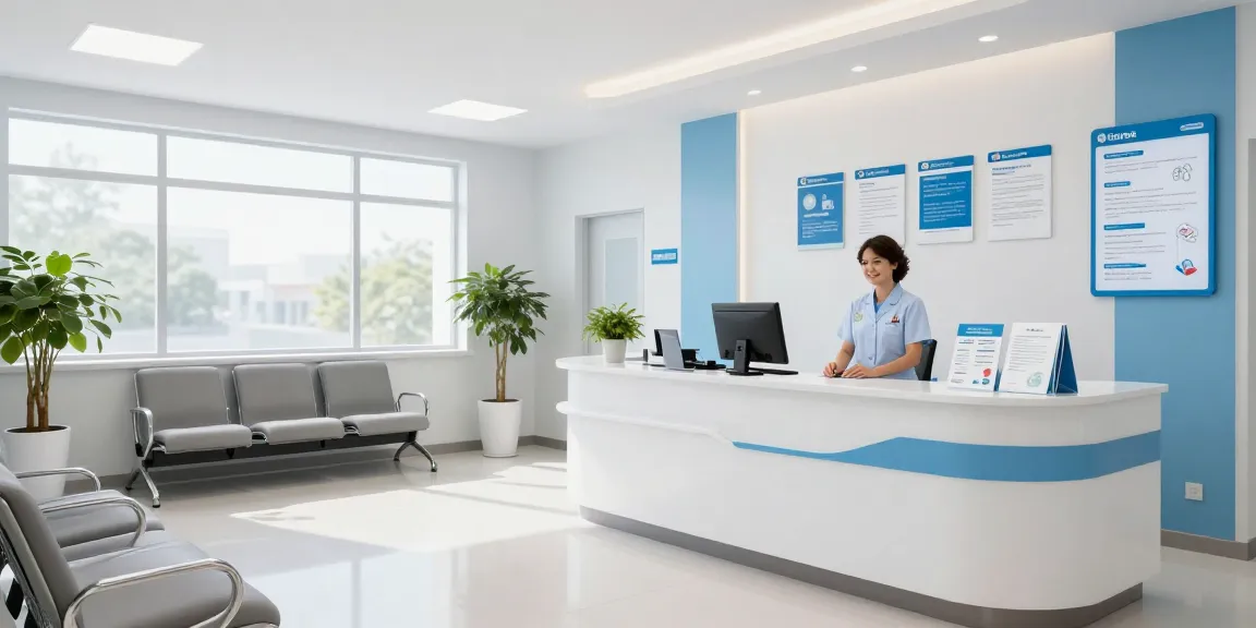 Prime Pharma Shop für Patientenversorgung in einer modernen Gesundheitsklinik.