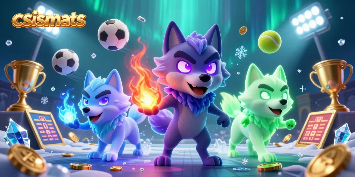 Engage with csismarts as a ghostly wolf leader guides bettors through dynamic sports elements.