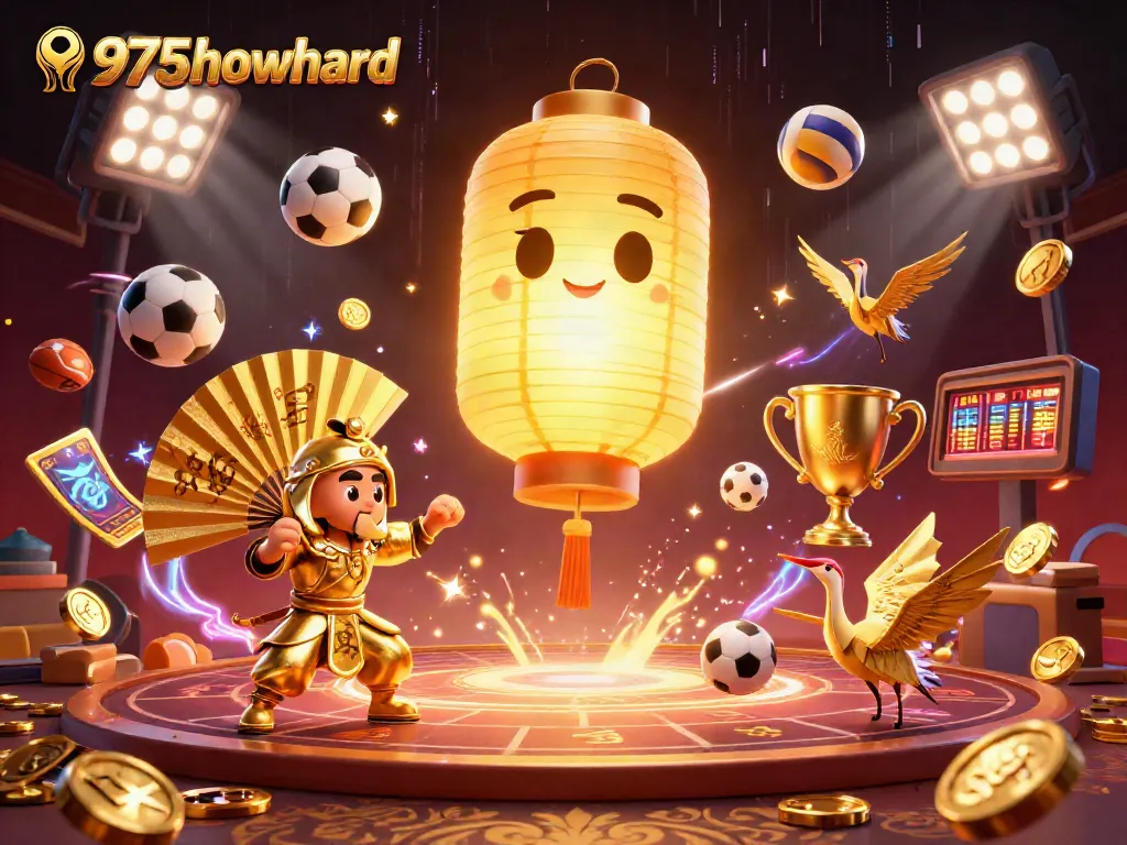 Experience the excitement of 975howard showcasing vibrant casino elements in an immersive festival scene.