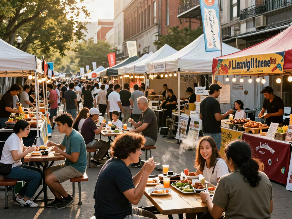 Experience the vibrant atmosphere of rokok88 food festival with diverse culinary delights and community engagement.