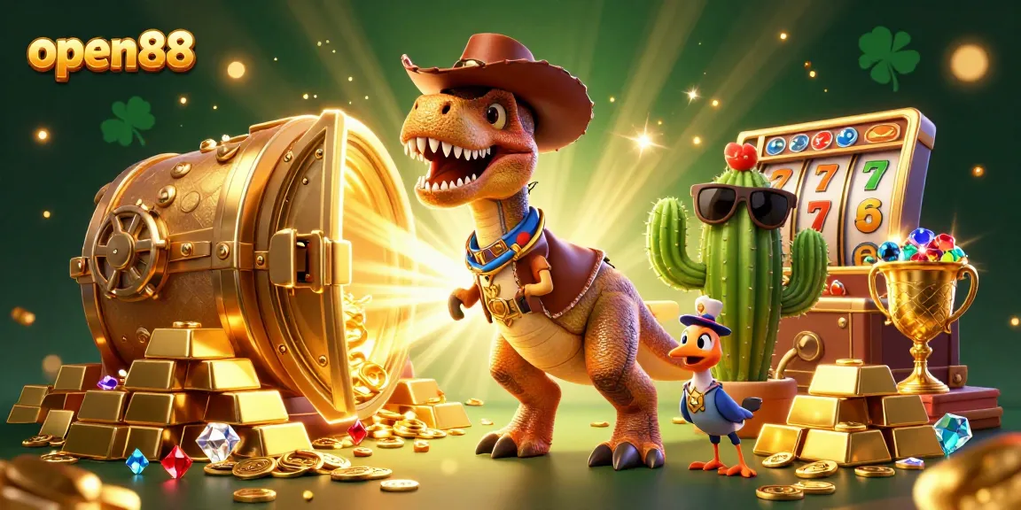 Join open88 and win big with thrilling slot adventures featuring vibrant characters!