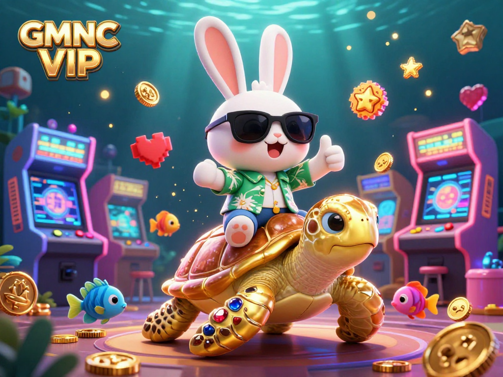 Explore GMNC VIP and uncover unique gaming experiences in this vibrant casino-inspired scene.