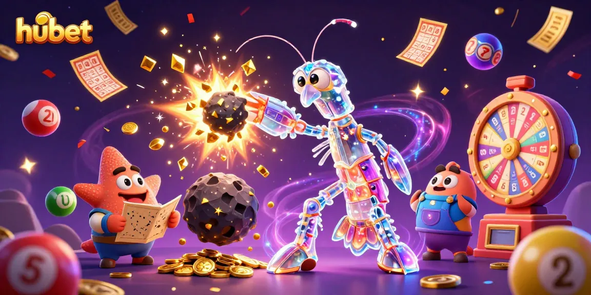 Experience thrilling action with hubet's vibrant casino games illustrated by dynamic galactic characters.