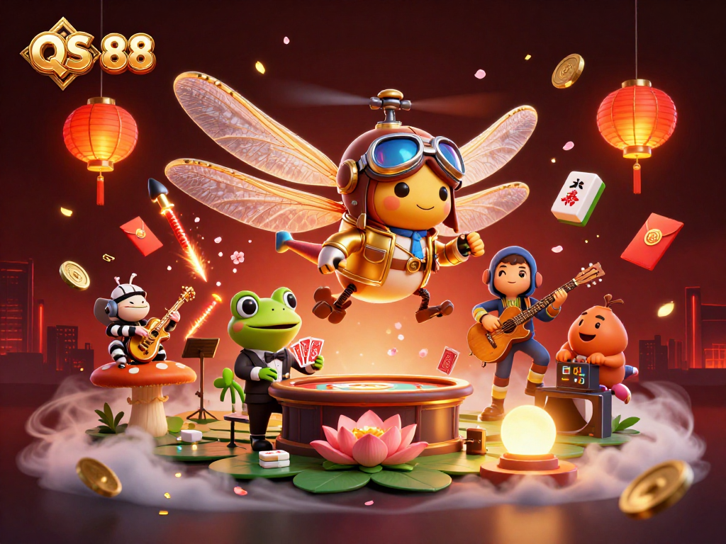 Join the fun at QS 88 with exciting games and lively atmosphere in a vibrant casino scene.