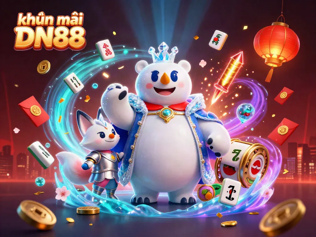 Experience khuyến mãi DN88 with exciting casino games highlighted by vibrant characters and elements.