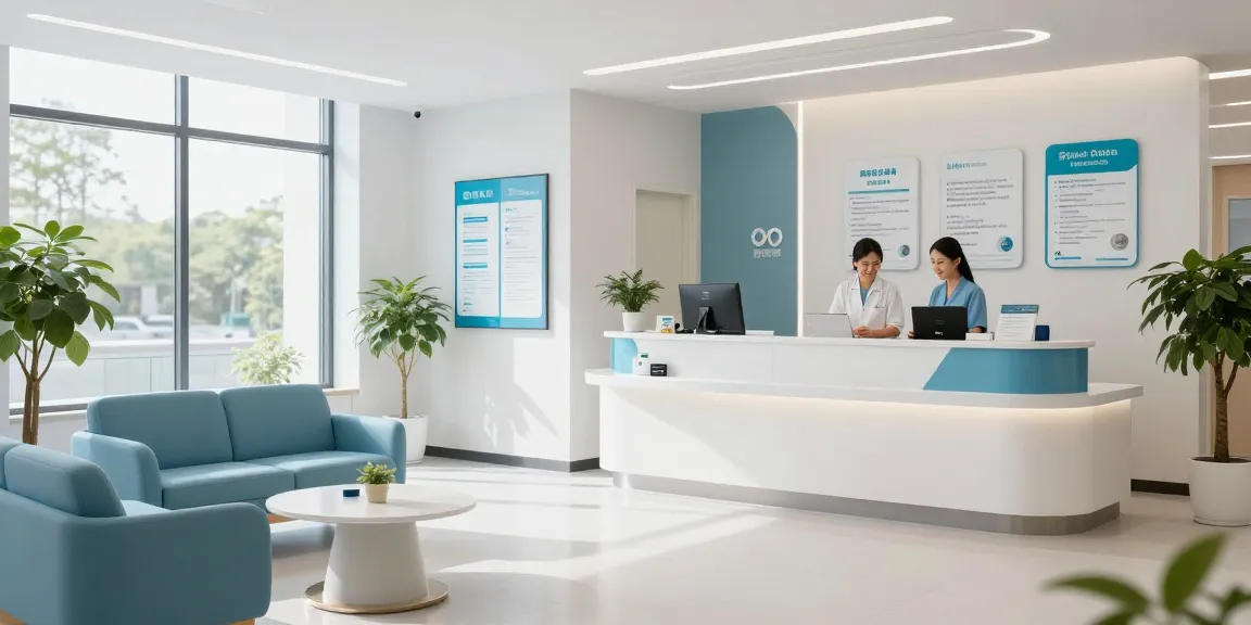LUCK8 Medical services and patient care reception in a modern clinic.