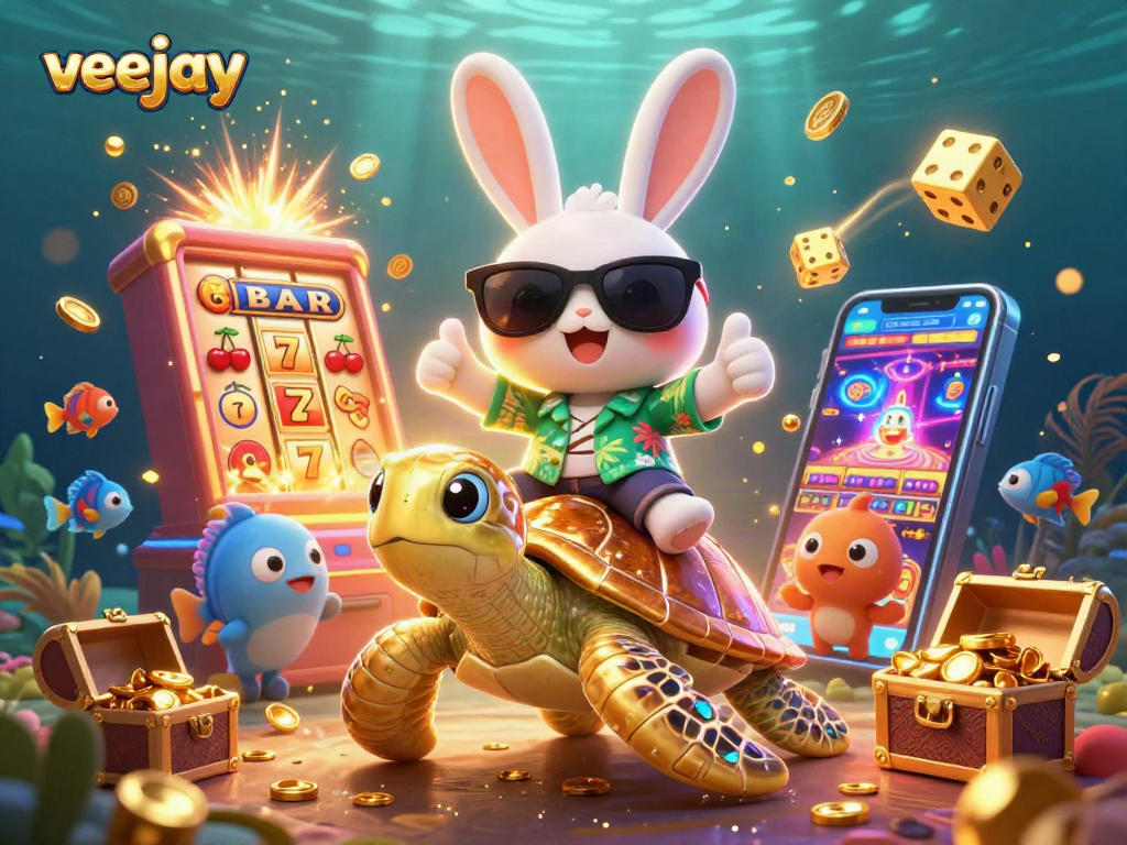 Spiele mit Veejay am Spielautomaten und genieße den Jackpot des Glücks.