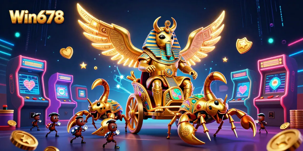 Win678 enhances player engagement with vibrant 3D casino gaming elements and captivating characters